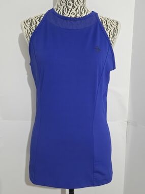 Original Penguin Royal Blue High-Neck Tank Top